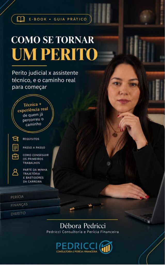 Capa do e-book Como se tornar um perito, de Débora Pedricci